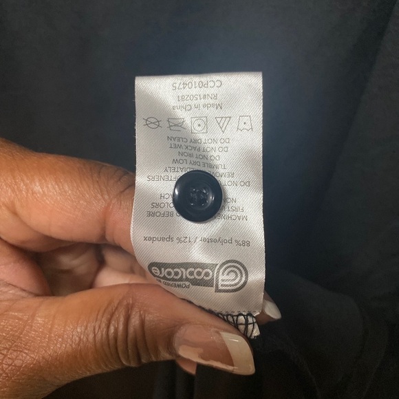 coolcore Polo style Men Shirt Black Size XXL EEG. - Picture 6 of 9